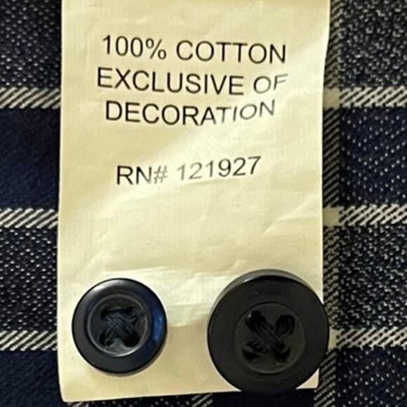 Johnnie O Mitchell Button Down Checkered Shirt Size XX Large New - Picture 14 of 16